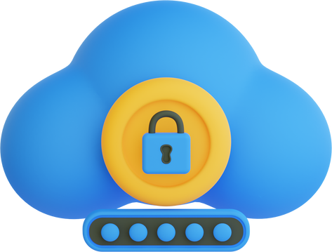 Vloud Security 3D Icon