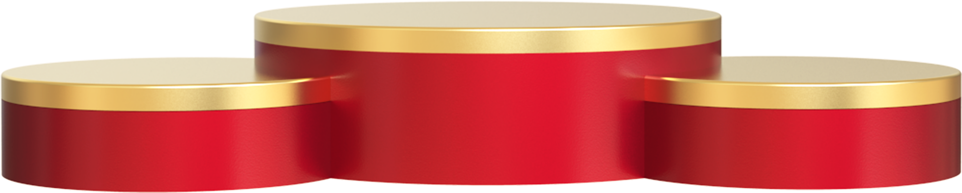 3D Round Podiums